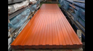Профлист С21 0.5 мм RAL 2004 Оранжевый