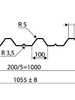 Профлист С8 0.8 мм RAL 6019 Бело-Зеленый - в «Монолит-Металлопрокат».
