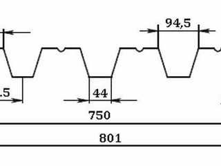 Профлист С21 0.55 мм RAL 7024 Мокрый Асфальт 2 - в «Монолит-Металлопрокат».