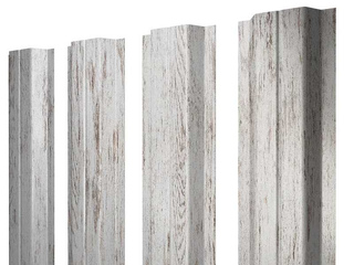 Штакетник П-образный В Монолит 0,45 Print Elite Snow Wood Snow Wood