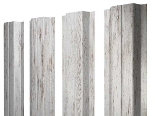 Штакетник П-образный В Монолит 0,45 Print Elite Snow Wood Snow Wood 0 - в «Монолит-Металлопрокат».