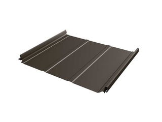 Фальцевая кровля Кликфальц Pro Line Grand Line 0,5 Satin RR 32 Темно-Коричневый