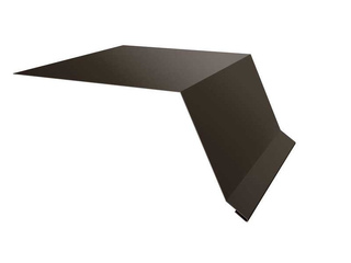 Планка капельник 100х55 0,5 Satin Мatt RR 32 темно-коричневый